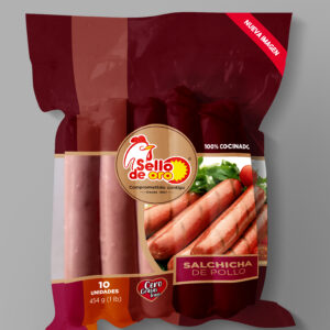 Salchicha de pollo
