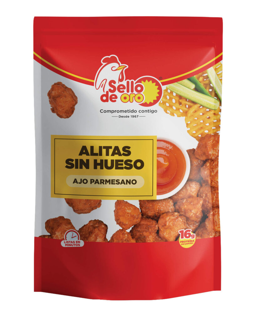 Alitas sin Hueso – Ajo Parmesano