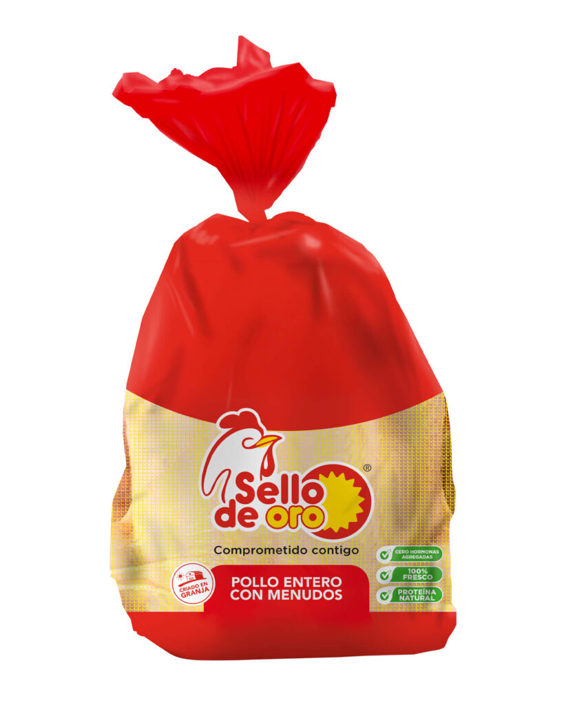 Pollo Entero con Menudos